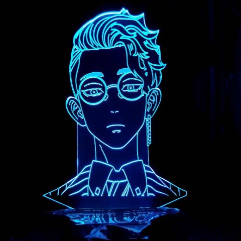 Акриловий 3D світильник-нічник Шуджі Ханма Токійські месники