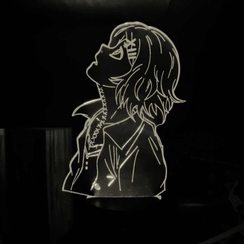 Акриловий 3D світильник-нічник Джузо Сузуя
