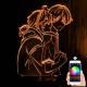 Акриловий 3D світильник-нічник Казуха и Скарамучча