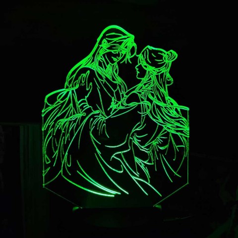 Акриловий 3D світильник-нічник Небесне благословення