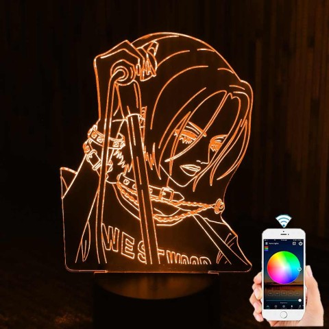 Акриловий 3D світильник-нічник Нана Осакі