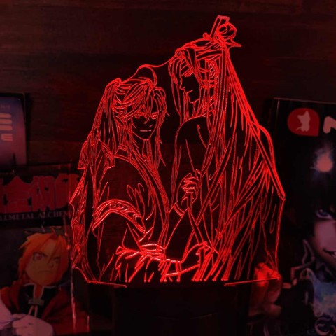 Акриловий 3D світильник-нічник Майстер демонічного культу