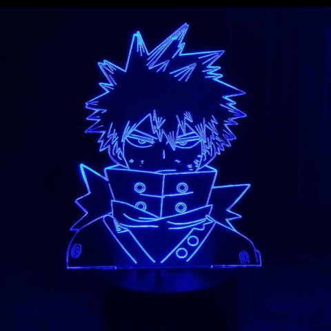Акриловий 3D світильник-нічник Кацукі Бакуго