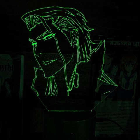 Акриловий 3D світильник-нічник Сосуке Айзен "Бліч"