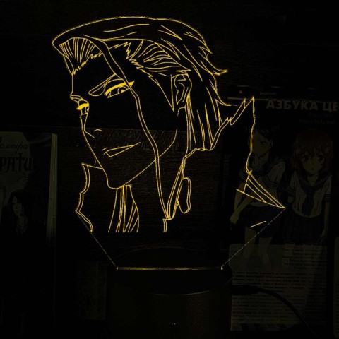 Акриловий 3D світильник-нічник Сосуке Айзен "Бліч"