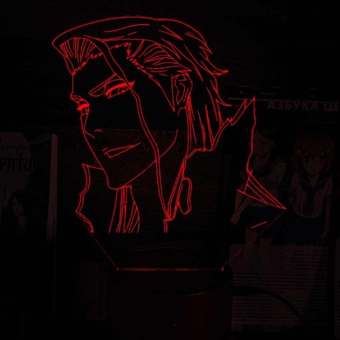 Акриловий 3D світильник-нічник Сосуке Айзен "Бліч"