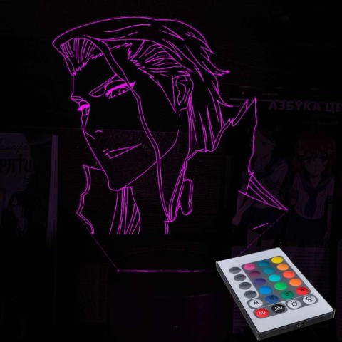 Акриловий 3D світильник-нічник Сосуке Айзен "Бліч"