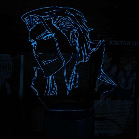 Акриловий 3D світильник-нічник Сосуке Айзен "Бліч"