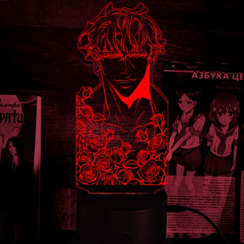 Акриловий 3D світильник-нічник Брама Ада Каїн 