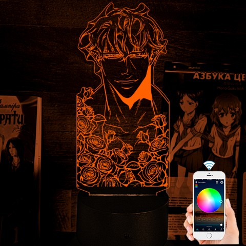 Акриловий 3D світильник-нічник Брама Ада Каїн 