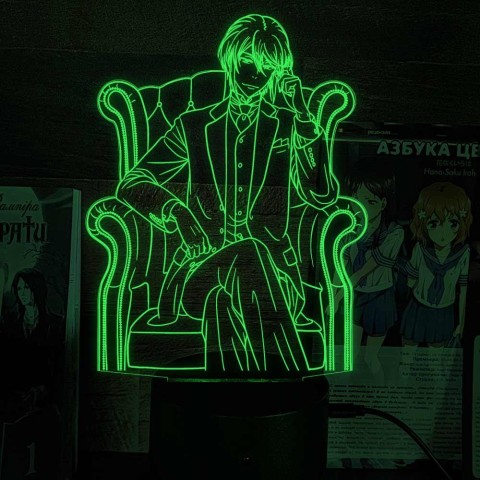 Акриловий 3D світильник-нічник Патріот Моріарті