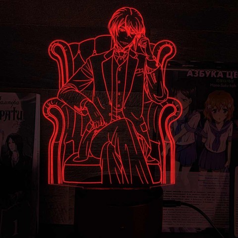 Акриловий 3D світильник-нічник Патріот Моріарті