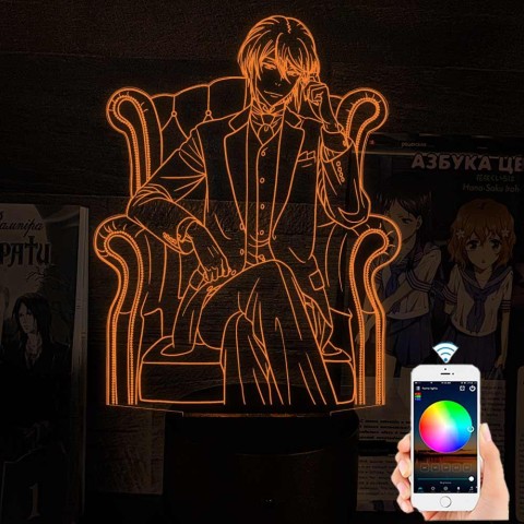 Акриловий 3D світильник-нічник Патріот Моріарті