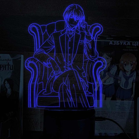 Акриловий 3D світильник-нічник Патріот Моріарті