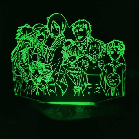 Акриловий 3D світильник-нічник Темний дворецький