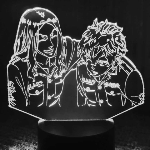 Акриловий 3D світильник-нічник Токійські месники 2