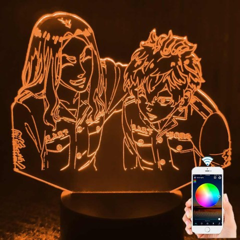 Акриловий 3D світильник-нічник Токійські месники 2