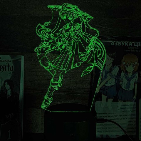 Акриловий 3D світильник-нічник Скарамучча