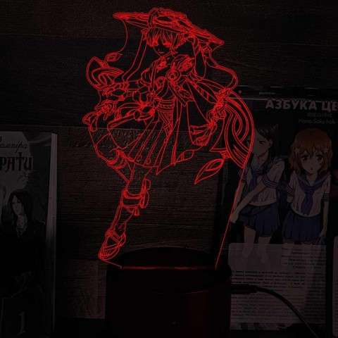 Акриловий 3D світильник-нічник Скарамучча