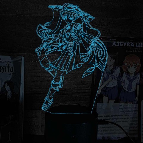Акриловий 3D світильник-нічник Скарамучча