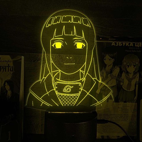 Акриловий 3D світильник Хината Хьюга 