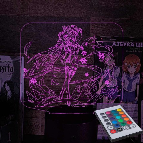 Акриловий 3D світильник-ночник Єола