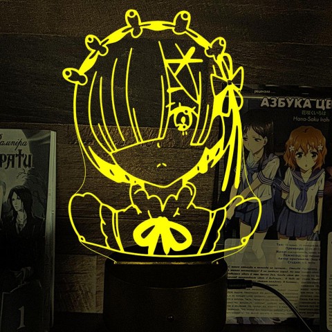 Акриловий 3D світильник-нічник Рем