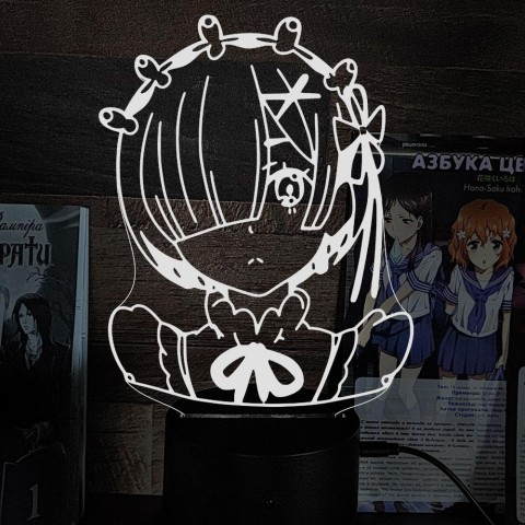 Акриловий 3D світильник-нічник Рем