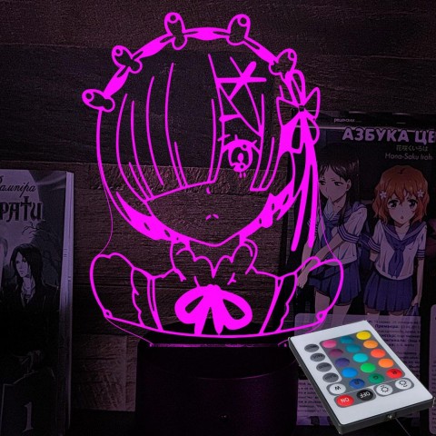 Акриловий 3D світильник-нічник Рем