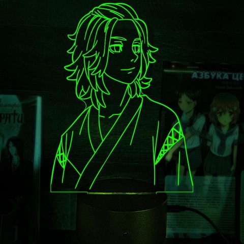 Акриловий 3D світильник-нічник Манджіро Сано Токійські Месники