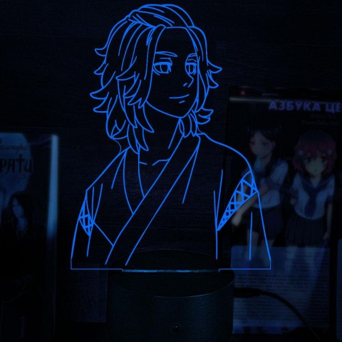 Акриловий 3D світильник-нічник Манджіро Сано Токійські Месники