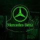 Акриловий 3D світильник-нічник Mercedes-Benz