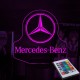 Акриловий 3D світильник-нічник Mercedes-Benz
