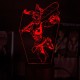 Акриловий 3D світильник-нічник Харлі Квінн 2
