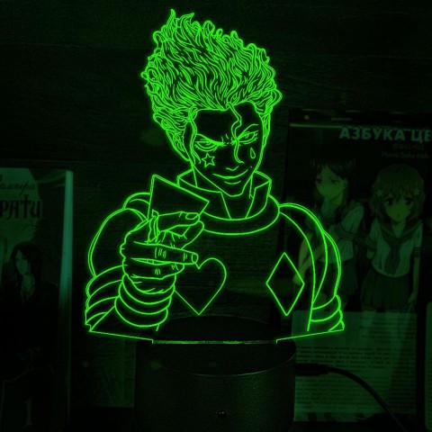 Акриловий 3D світильник-нічник Хісока Мороу