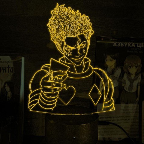 Акриловий 3D світильник-нічник Хісока Мороу