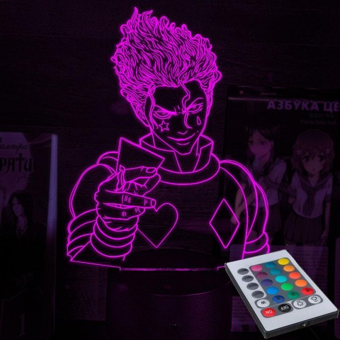 Акриловий 3D світильник-нічник Хісока Мороу