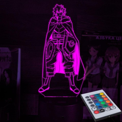 Акриловый 3D светильник-ночник Наофуми Иватани