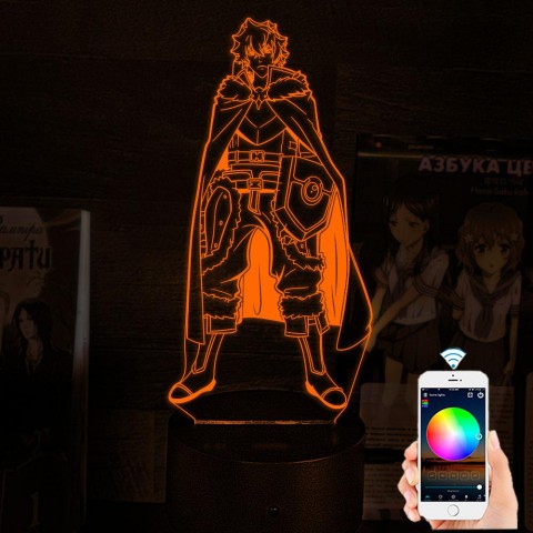 Акриловый 3D светильник-ночник Наофуми Иватани