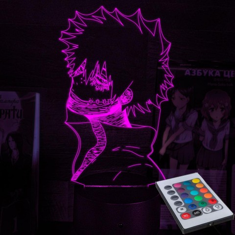 Акриловий 3D світильник-нічник Тойя Тодорокі