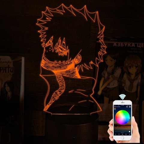 Акриловий 3D світильник-нічник Тойя Тодорокі