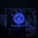 Акриловий 3D світильник-нічник ФК «Боруссія»