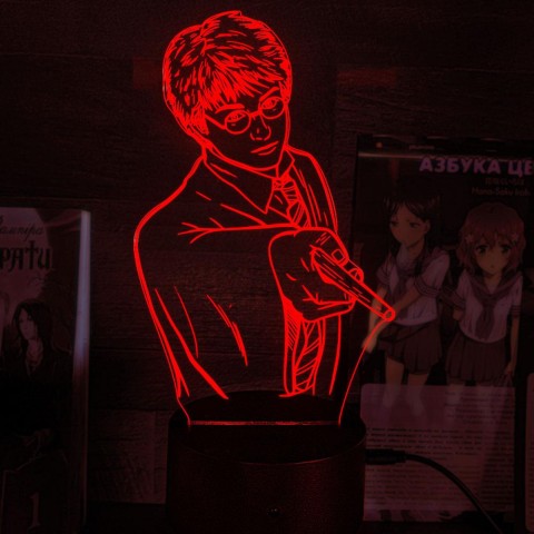Акриловий 3D світильник-нічник Гаррі Поттер