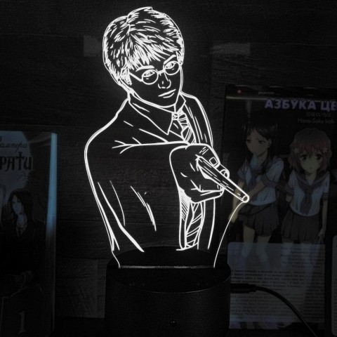Акриловий 3D світильник-нічник Гаррі Поттер