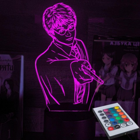 Акриловий 3D світильник-нічник Гаррі Поттер