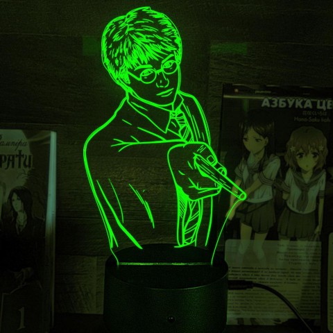 Акриловий 3D світильник-нічник Гаррі Поттер