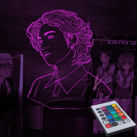 Акриловий 3D світильник-ночник Шуґа група BTS