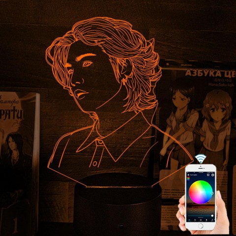 Акриловий 3D світильник-ночник Шуґа група BTS