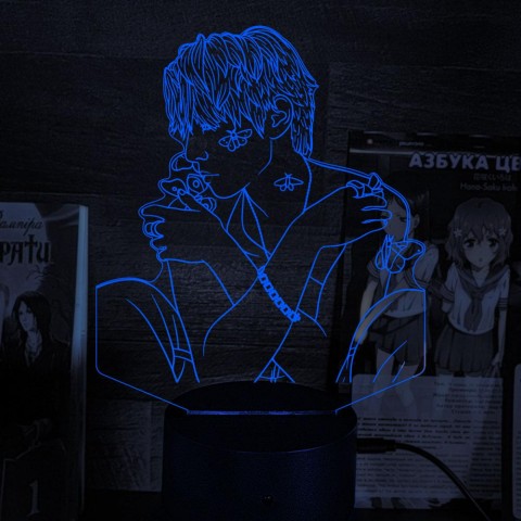 Акриловий 3D світильник-ночник Усон группа The Rose