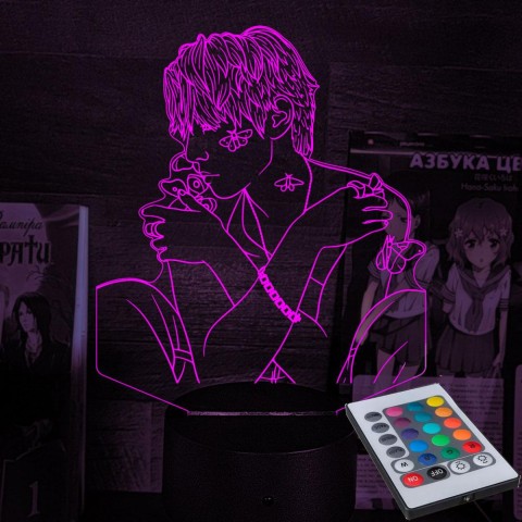 Акриловий 3D світильник-ночник Усон группа The Rose